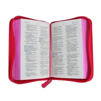 Biblia Reina Valera 1960, Tamaño Bolsillo, Símil Piel, Índice, Cierre, Fucsia 9789587456585 Biblia Reina Valera 1960, Tamaño Bolsillo, Símil Piel, Índice, Cierre, Fucsia - Imagen 4