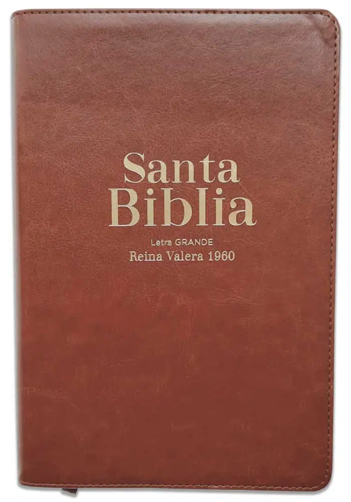 Biblia tamaño manual letra grande café Reina Valera 1960 9788480838733 Biblia tamaño manual letra grande café Reina Valera 1960