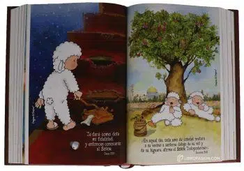 Biblia ovejitas alaben al Señor porque Él es bueno tapa dura NVI 9789585163096 Biblia ovejitas alaben al Señor porque Él es bueno tapa dura NVI - Imagen 3