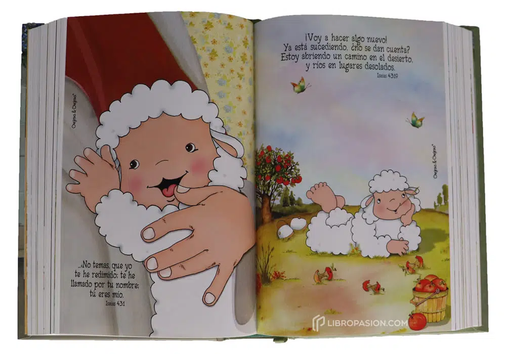 Biblia ovejitas ...y conocerán la verdad tapa dura NVI 9789585163126 Biblia ovejitas ...y conocerán la verdad tapa dura NVI - Imagen 3