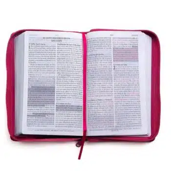 Biblia de Promesas, Reina Valera 1960, Tamaño Manual, Letra Grande, Imitación Piel, con Cierre, Fucsia 9780789925800 Biblia de Promesas, Reina Valera 1960, Tamaño Manual, Letra Grande, Imitación Piel, con Cierre, Fucsia - 9780789925800