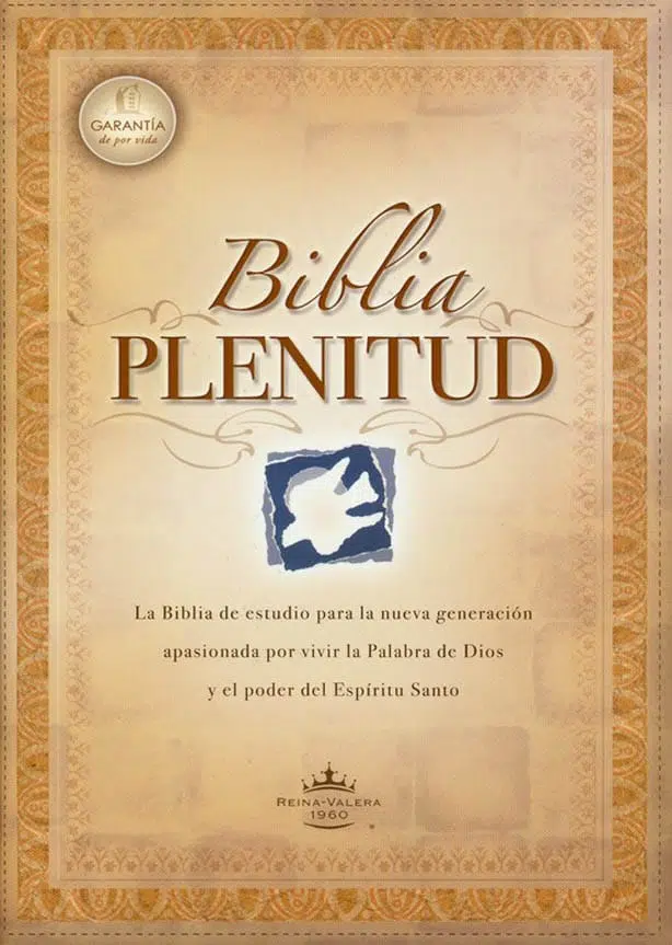 Biblia plenitud piel negro Reina Valera 1960 9780899222769 Biblia plenitud piel negro Reina Valera 1960
