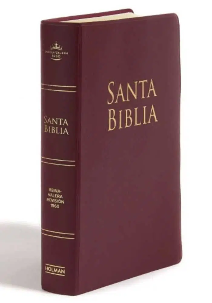 Biblia tamaño manual letra grande borgoña Reina Valera 1960 9781087719849 Biblia tamaño manual letra grande borgoña Reina Valera 1960