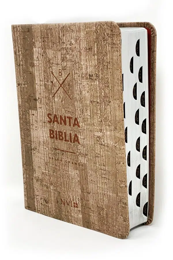 Biblia mediana letra grande con indice cafe madera NVI 9789870101413 Biblia mediana letra grande con indice cafe madera NVI - Imagen 2