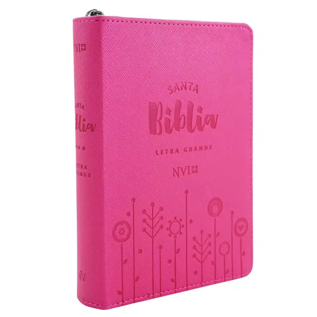 Biblia compacta letra grande con cierre fucsia NVI 9781949238822 Biblia compacta letra grande con cierre fucsia NVI - Imagen 2