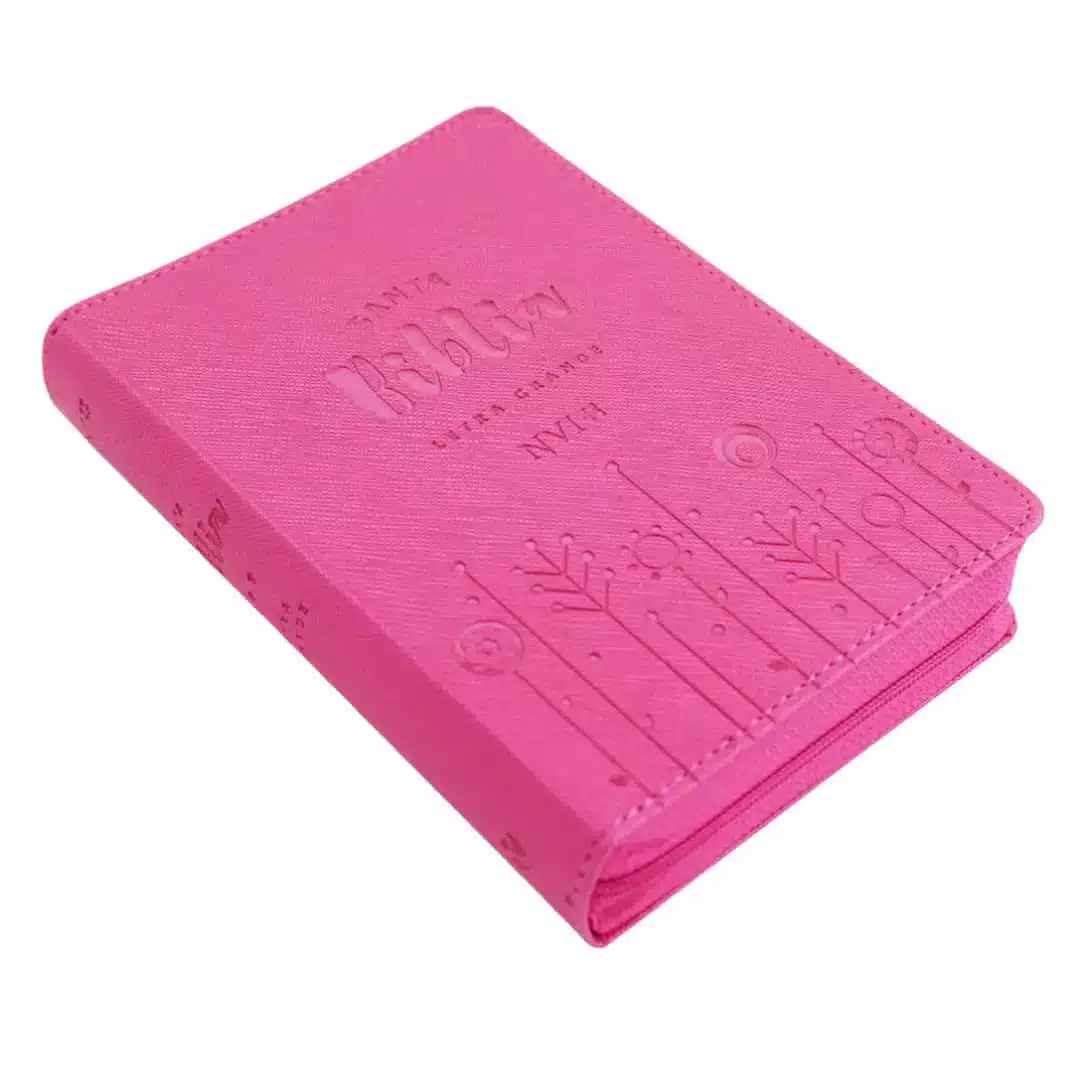 Biblia compacta letra grande con cierre fucsia NVI 9781949238822 Biblia compacta letra grande con cierre fucsia NVI - Imagen 3