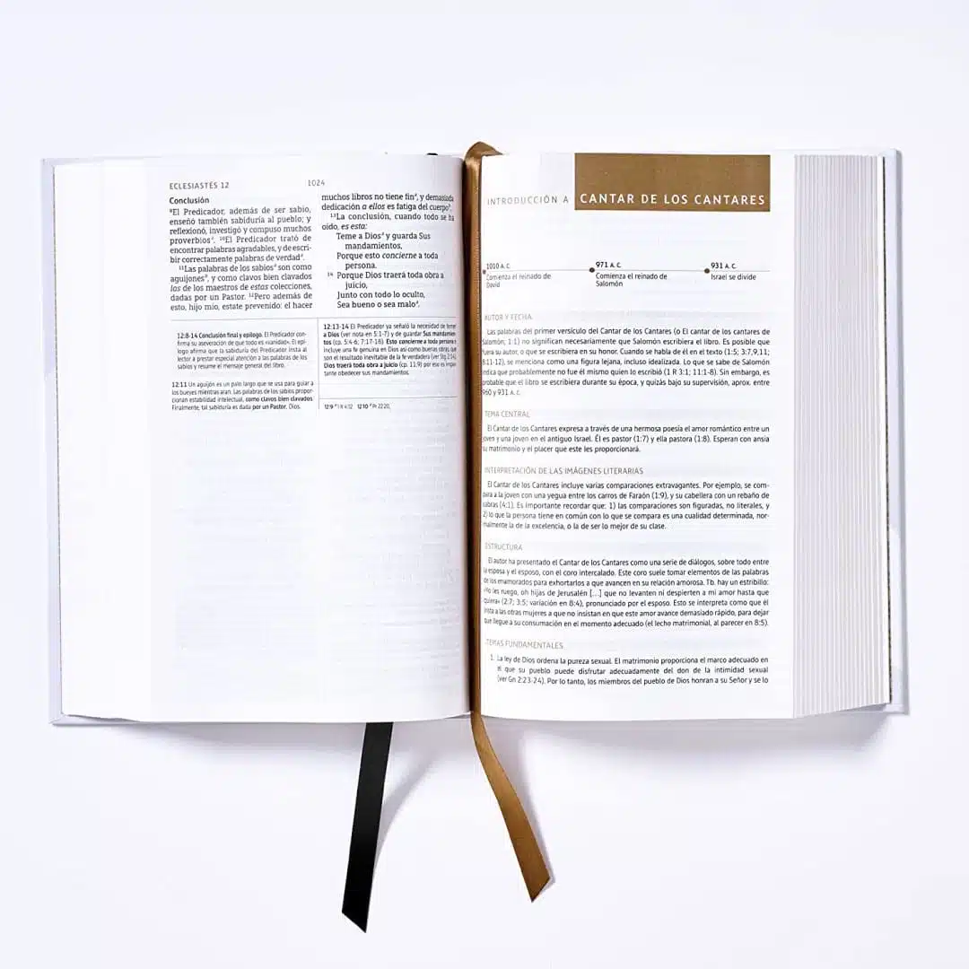Biblia de Estudio NBLA, Tapa Dura, Interior a Dos Colores 9780829702767 Biblia de Estudio NBLA, Tapa Dura, Interior a Dos Colores - Imagen 4