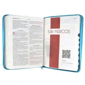 Biblia Letra Gigante, Aguamarina y Gris, Cierre e Índice, Reina Valera 1960 9789587456141 Biblia Letra Gigante, Aguamarina y Gris, Cierre e Índice, Reina Valera 1960 - 9789587456141