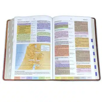Biblia de estudio Arcoiris, Cocoa y Terracota, Simil piel con Índice, Reina Valera 1960 9781087738765 Biblia de estudio Arcoiris, Cocoa y Terracota, Simil piel con Índice, Reina Valera 1960 - 9781087738765