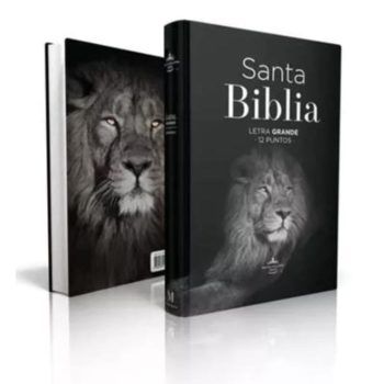 Biblia manual, Letra Grande, León, Reina Valera 1960, Canto Plateado