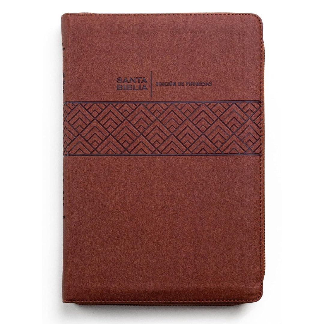 Biblia de Promesas Reina Valera 1960, Letra Gigante, Piel Especial, Cierre, Café 9780789926449 Biblia de Promesas Reina Valera 1960, Letra Gigante, Piel Especial, Cierre, Café