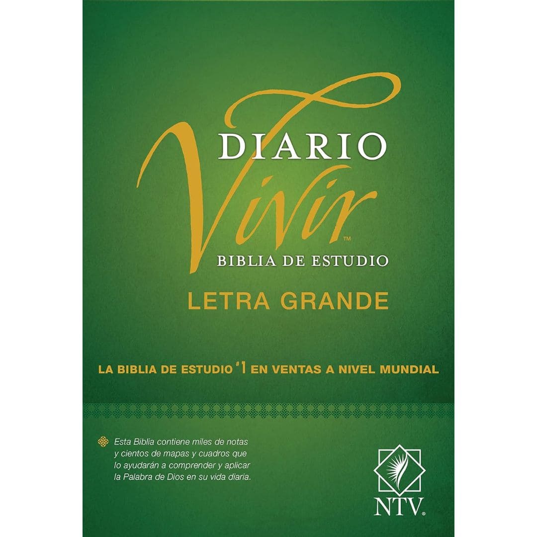 Biblia de estudio del diario vivir, letra grande, tapa dura, NTV 9781496455734 Biblia de estudio del diario vivir, letra grande, tapa dura, NTV
