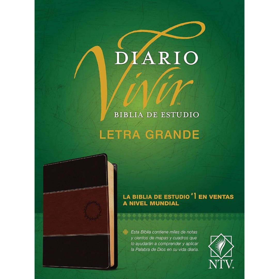 Biblia de estudio del diario vivir, sentipiel, letra grande, NTV 9781496455758 Biblia de estudio del diario vivir, sentipiel, letra grande, NTV
