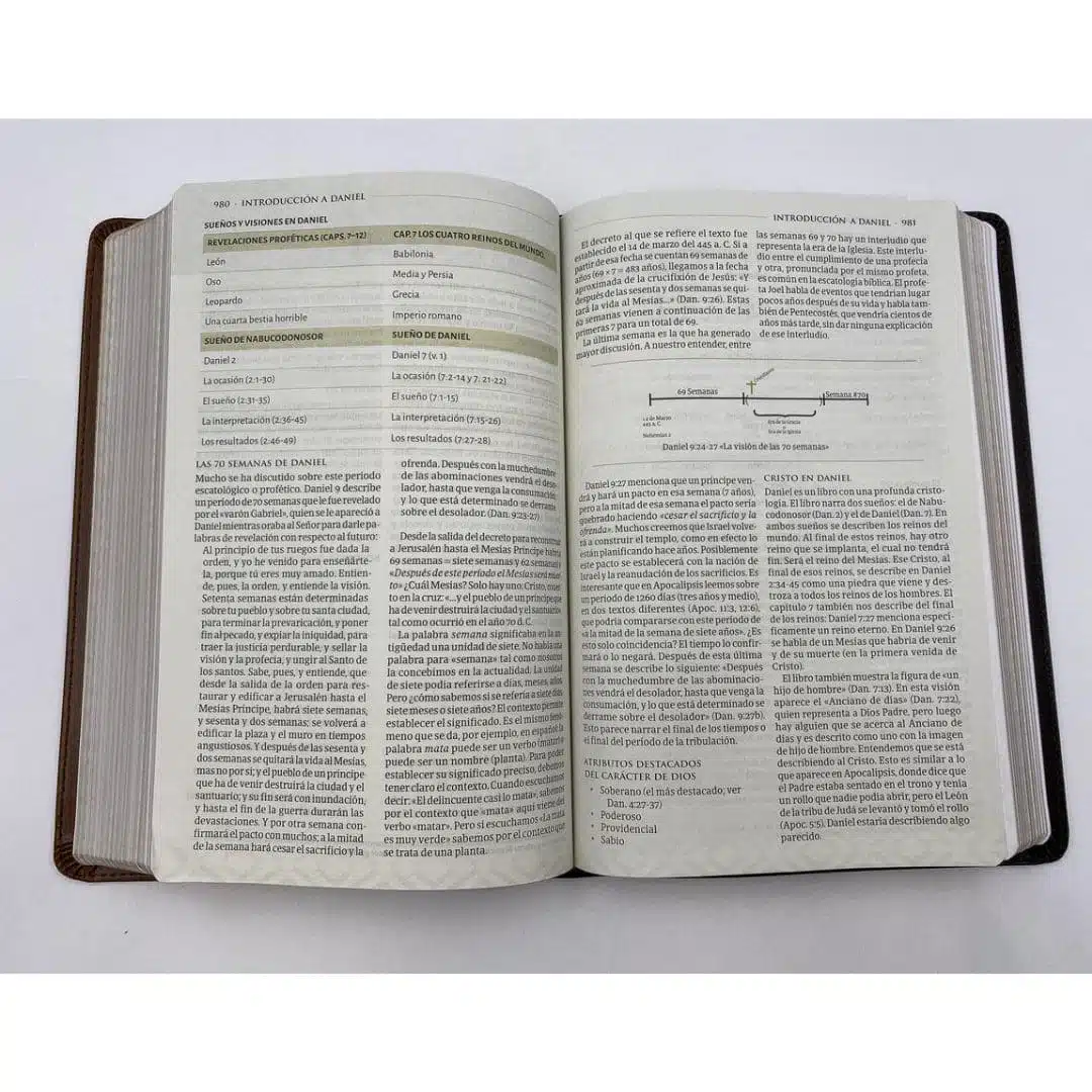 Biblia temática de estudio Reina Valera 1960 , marrón oscuro 9781535999434 Biblia temática de estudio Reina Valera 1960 , marrón oscuro - Imagen 3