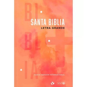 Biblia, Letra grande, Tapa blanda, Roja, NVI