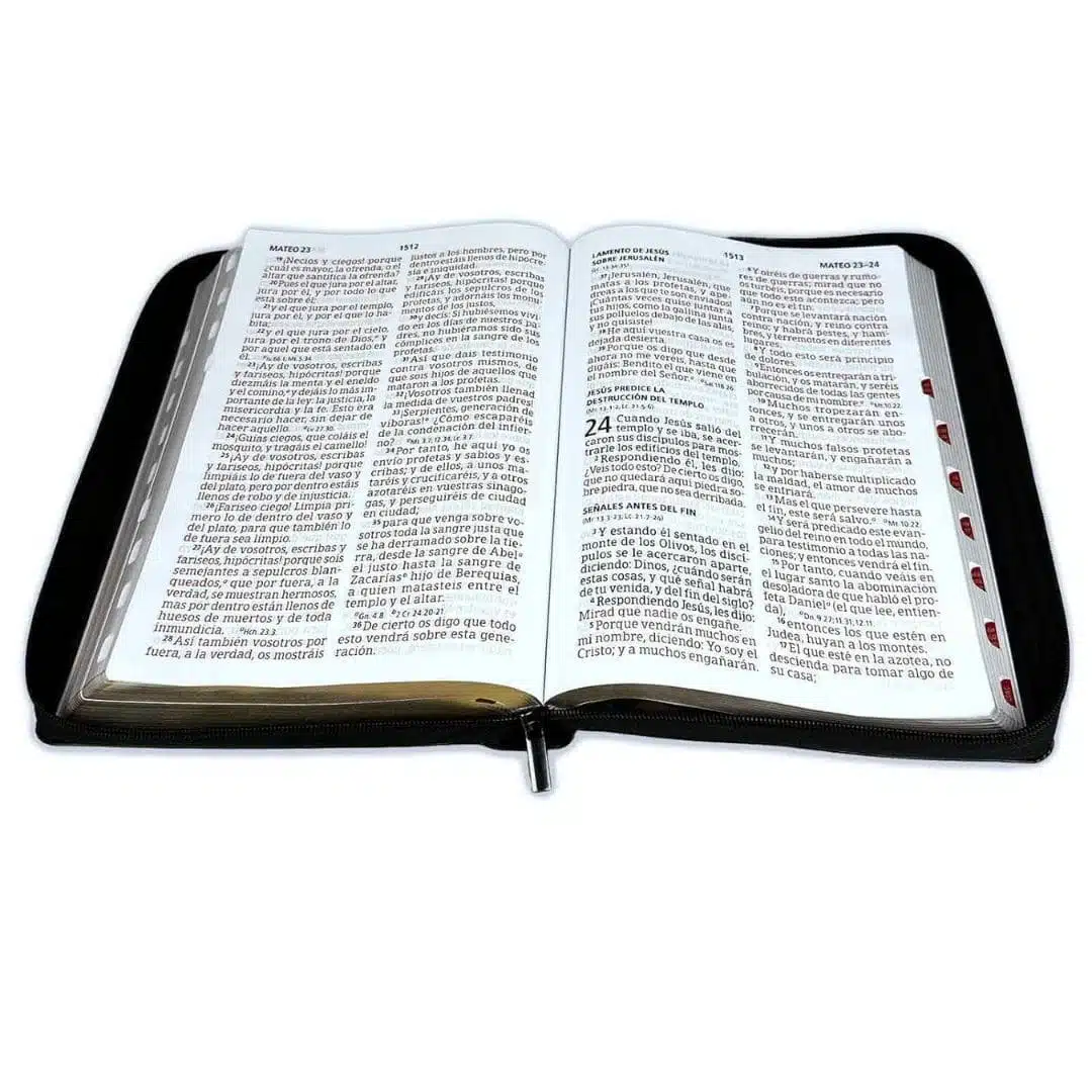 Biblia Reina Valera 1960, letra super gigante, imitación piel, con cierre 9781087768366 Biblia Reina Valera 1960, letra super gigante, imitación piel, con cierre - Imagen 3