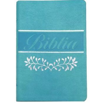 Biblia Reina Valera 1960, imitación piel, manual, sin cierre, verde menta
