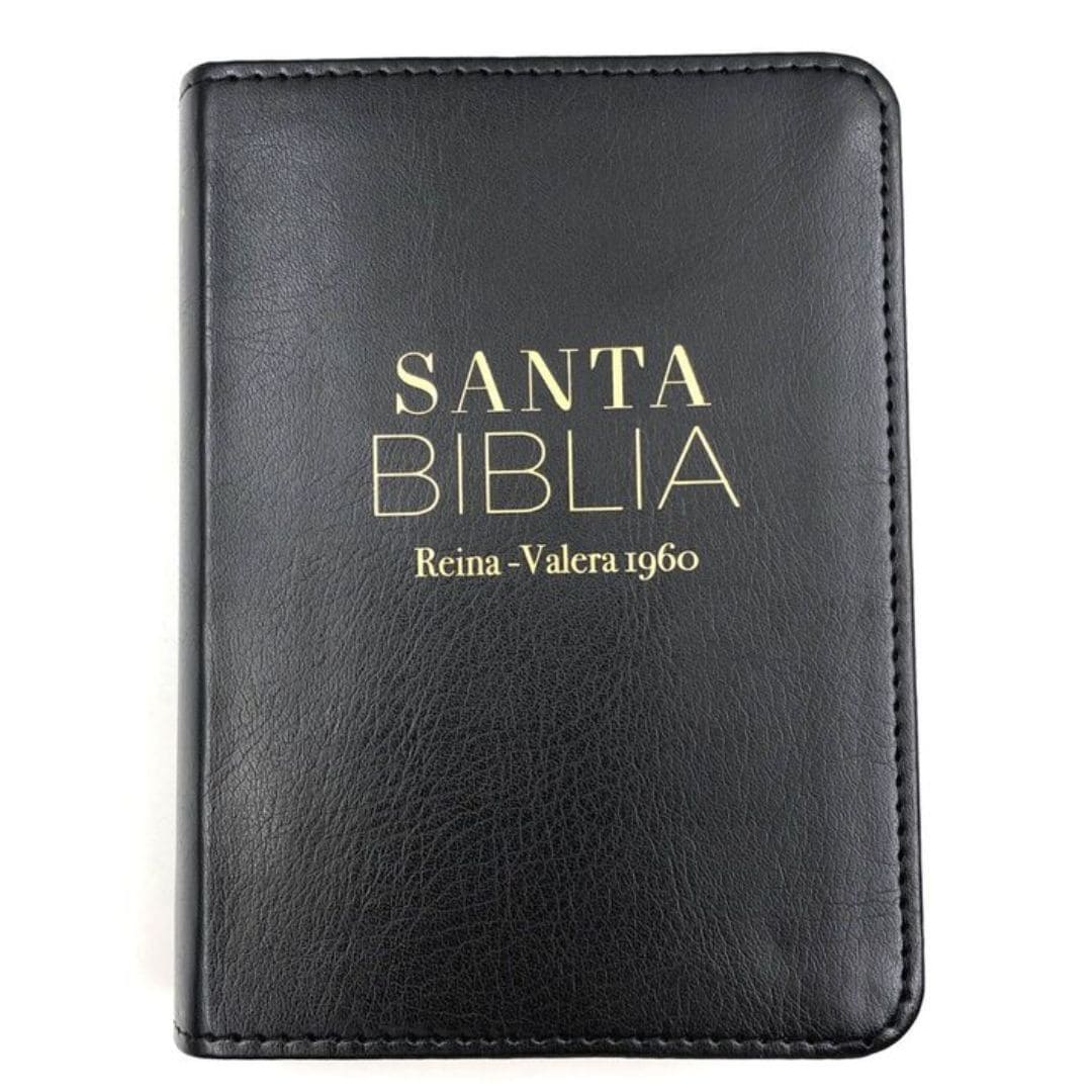 Biblia Reina Valera 1960, imitación piel, bolsillo, sin cierre, negra 9798885162760 Biblia Reina Valera 1960, imitación piel, bolsillo, sin cierre, negra