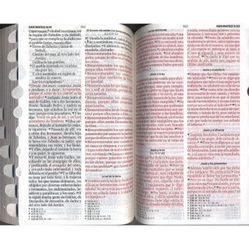 Biblia Reina Valera 1960, letra grande, tapa dura en tela, tamaño manual, con índice, negra 9798885165129 Biblia Reina Valera 1960, letra grande, tapa dura en tela, tamaño manual, con índice, negra - 9798885165129