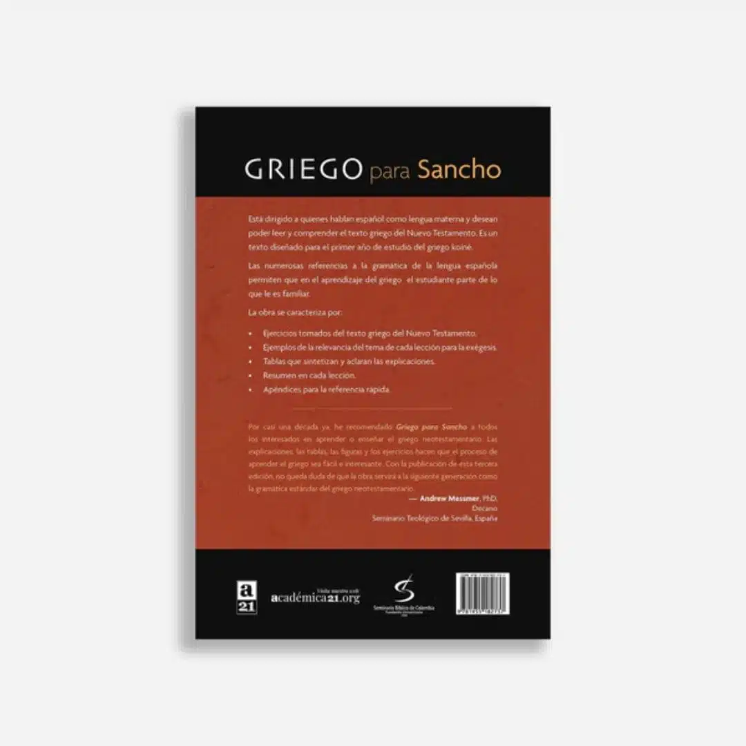 Griego para Sancho 9781955182737 Griego para Sancho - Imagen 2