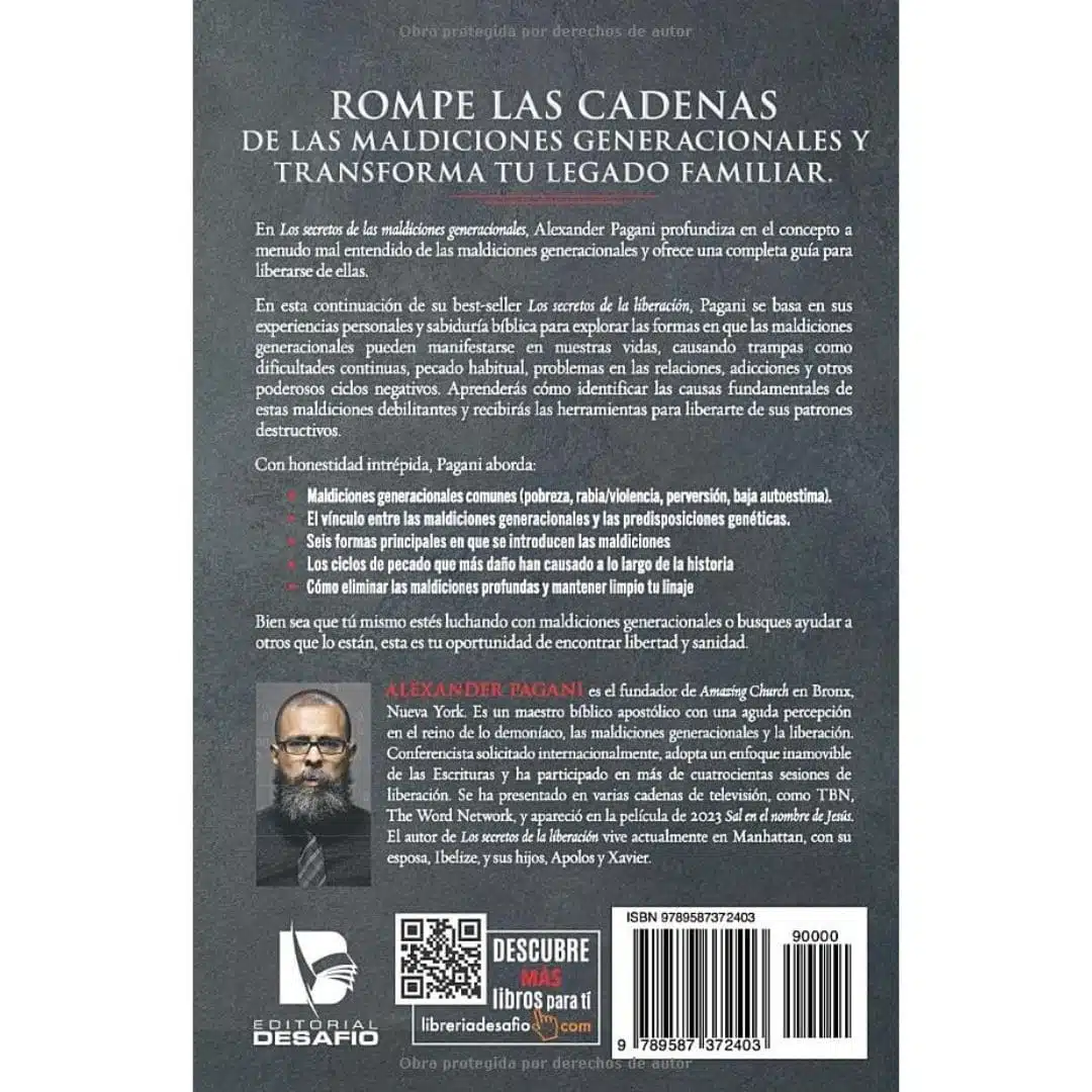 Los secretos de las maldiciones generacionales 9789587372403 Los secretos de las maldiciones generacionales - Imagen 2