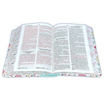 Alternative view of Biblia Reina Valera 1960, Tamaño Bolsillo, Letra Grande, Símil Piel, Primaveral, Turquesa