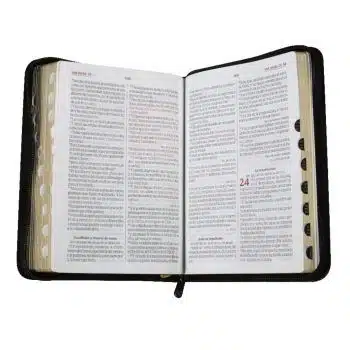 Biblia Reina Valera 1960, Letra Grande, Imitación Piel, Índice, Cierre, Negro 9789587456509 Biblia Reina Valera 1960, Letra Grande, Imitación Piel, Índice, Cierre, Negro - 9789587456509