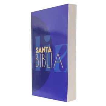 Biblia Económica Reina Valera 1960, Tamaño Manual, Tapa Blanda, Azul Rey