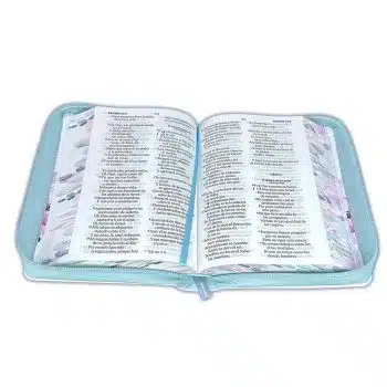 Biblia Reina Valera 1960, Tamaño Bolsillo, Letra Grande, Símil Piel, Cierre, Primaveral, Azul Claro 9798885162371 Biblia Reina Valera 1960, Tamaño Bolsillo, Letra Grande, Símil Piel, Cierre, Primaveral, Azul Claro - 9798885162371