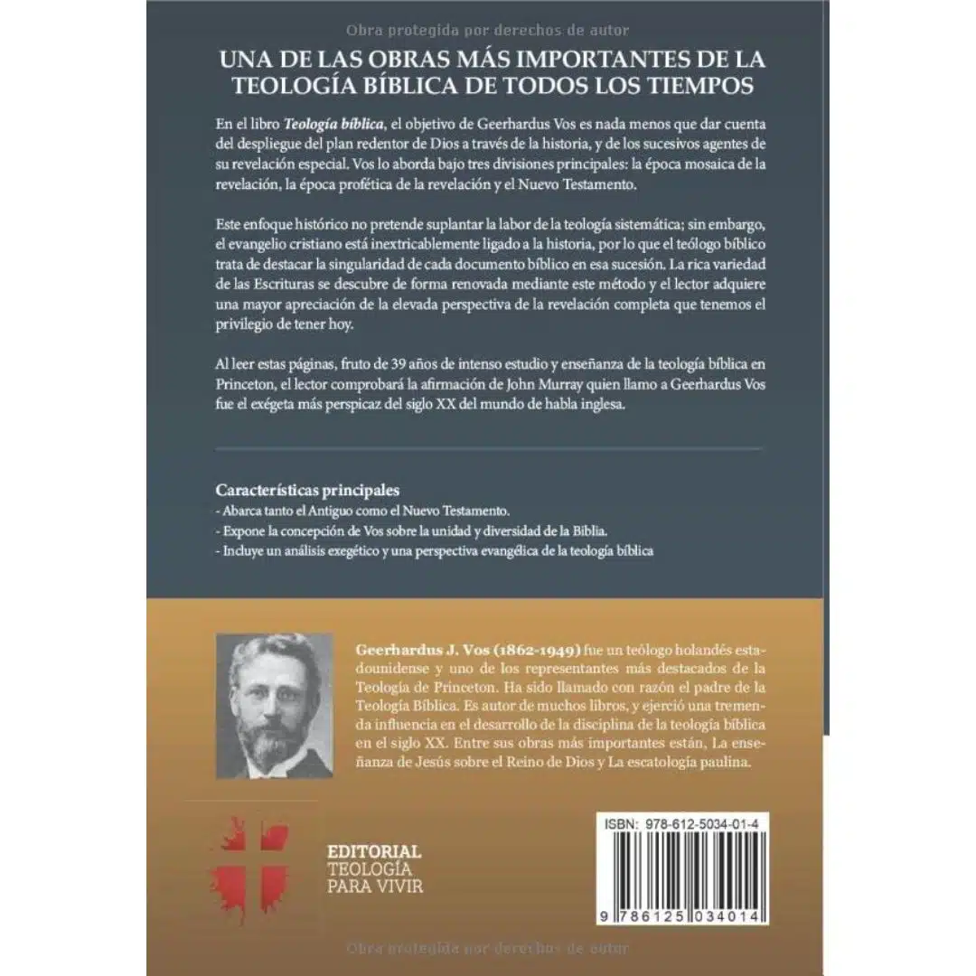 Teologia Bíblica del Antiguo y Nuevo Testamento 9786125034014 Teologia Bíblica del Antiguo y Nuevo Testamento - Imagen 2