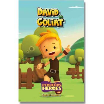 David Vs Goliat libro de colorear