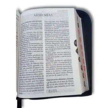 Biblia Reina Valera 1960, Tamaño Manual, Letra grande, Símil Piel, índice, Cierre, Espada, Negro, Gris 9798885162302 Biblia Reina Valera 1960, Tamaño Manual, Letra grande, Símil Piel, índice, Cierre, Espada, Negro, Gris - 9798885162302