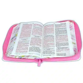 Biblia primaveral Reina Valera 1960, Tamaño Manual, Letra Grande, Símil Piel, Cierre, Rosa 9798885162388 Biblia primaveral Reina Valera 1960, Tamaño Manual, Letra Grande, Símil Piel, Cierre, Rosa - 9798885162388