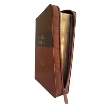 Biblia Reina Valera 1960, Tamaño Manual, Letra gigante, Símil Piel, Cierre, Café Tricolor 9798885163279 Biblia Reina Valera 1960, Tamaño Manual, Letra gigante, Símil Piel, Cierre, Café Tricolor - 9798885163279