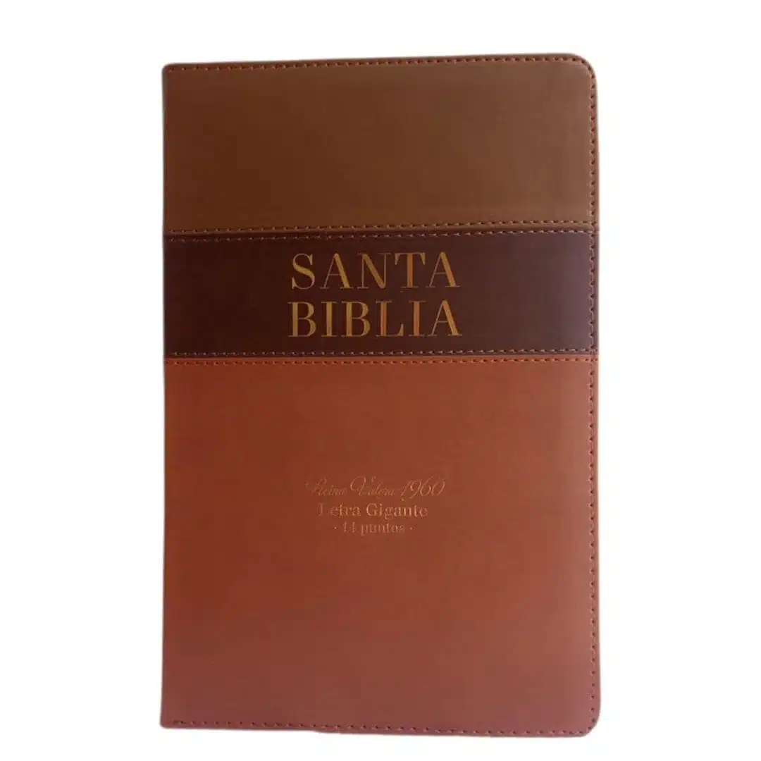 Biblia Reina Valera 1960, Tamaño Manual, Letra gigante, Símil Piel, Cierre, Café Tricolor 9798885163279 Biblia Reina Valera 1960, Tamaño Manual, Letra gigante, Símil Piel, Cierre, Café Tricolor