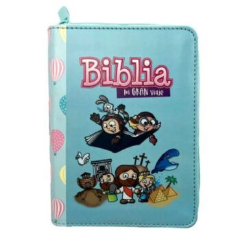 Biblia Mi Gran Viaje Reina Valera 1960, Cierre, Turquesa