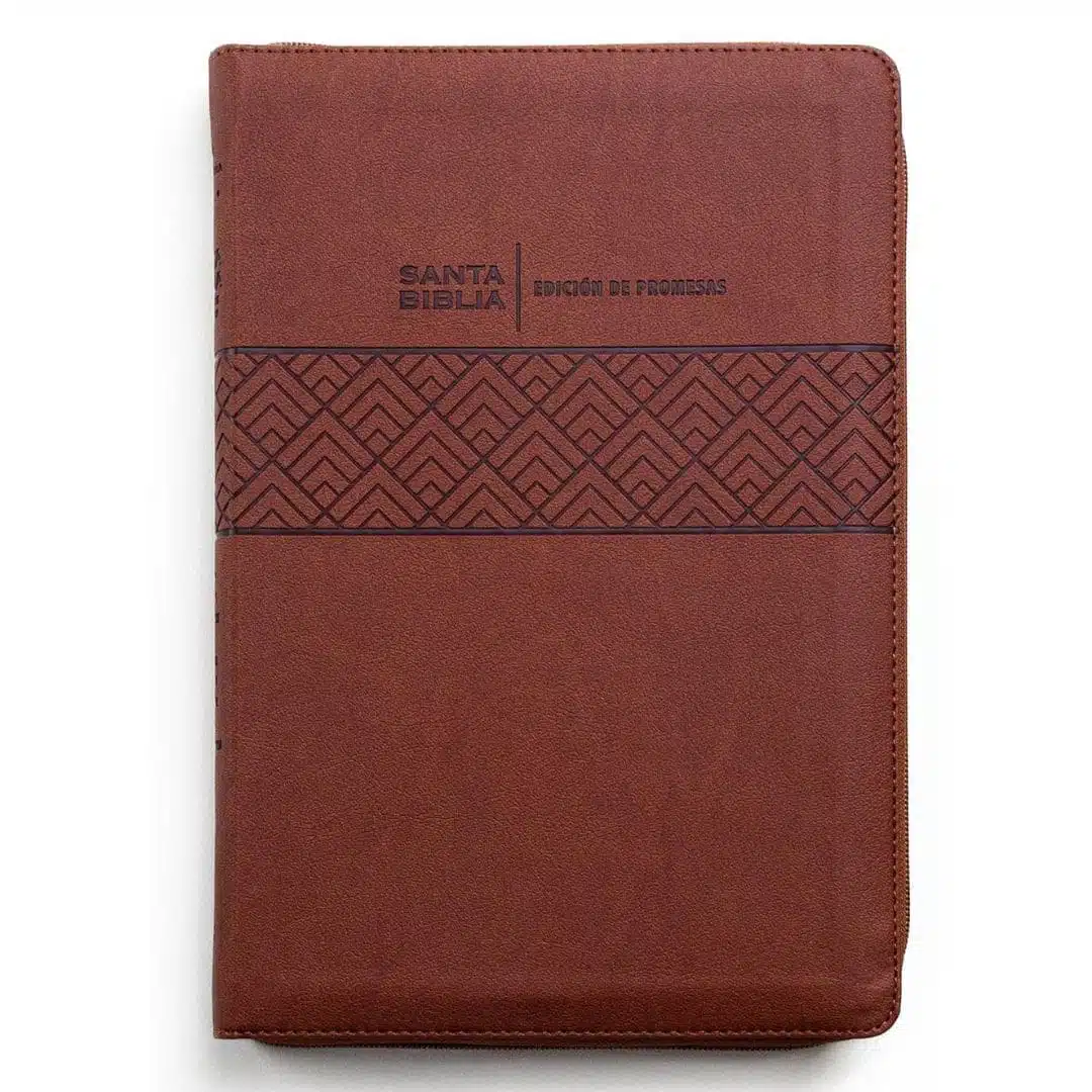 Biblia de Promesas Reina Valera 1960, Letra Gigante, Piel Especial, Índice, Cierre, Café 9780789926456 Biblia de Promesas Reina Valera 1960, Letra Gigante, Piel Especial, Índice, Cierre, Café
