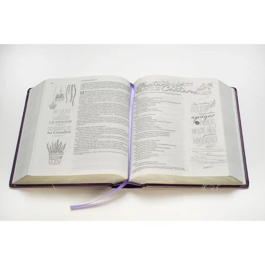 Biblia Inspira NTV, Tapa dura de SentiPiel, Morada 9798400509537 Biblia Inspira NTV, Tapa dura de SentiPiel, Morada - Imagen 3