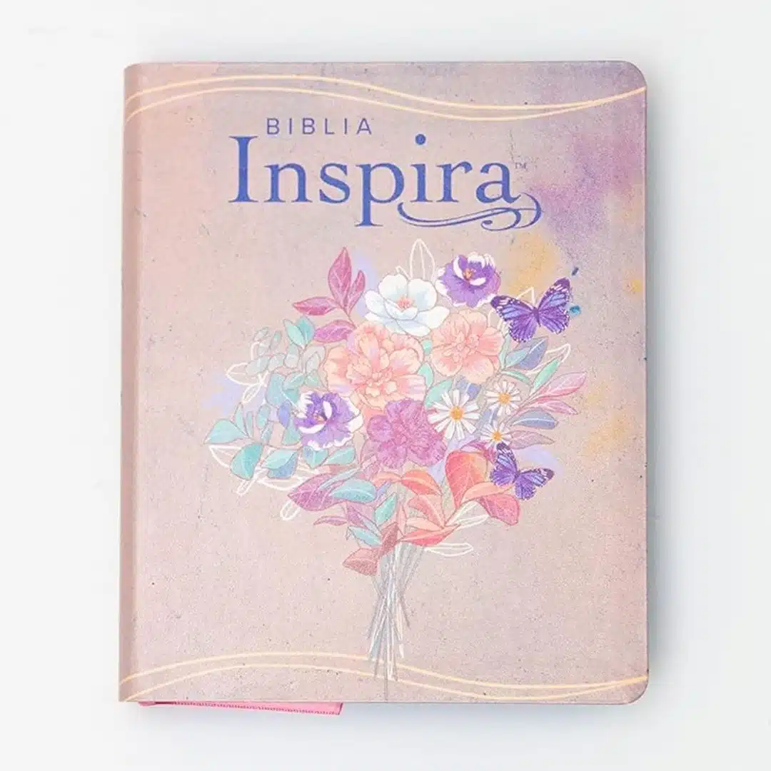 Biblia Inspira NTV, Sentipiel, Acuarela Rosa 9781496472144 Biblia Inspira NTV, Sentipiel, Acuarela Rosa