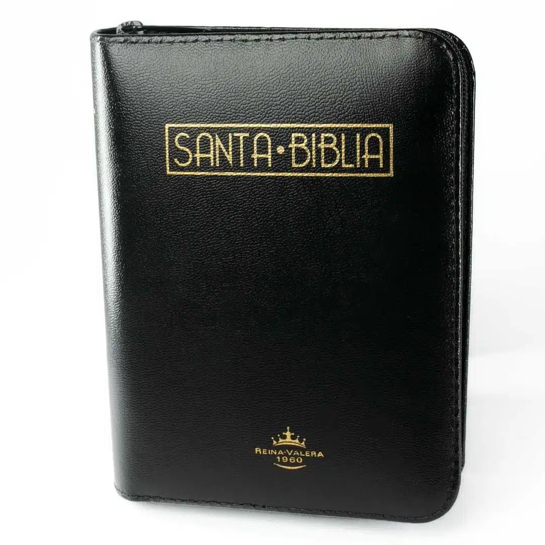 Biblia Reina Valera 1960, Tamaño Bolsillo, Símil Piel, índice, Cierre, Negro 9789587456561 Biblia Reina Valera 1960, Tamaño Bolsillo, Símil Piel, índice, Cierre, Negro