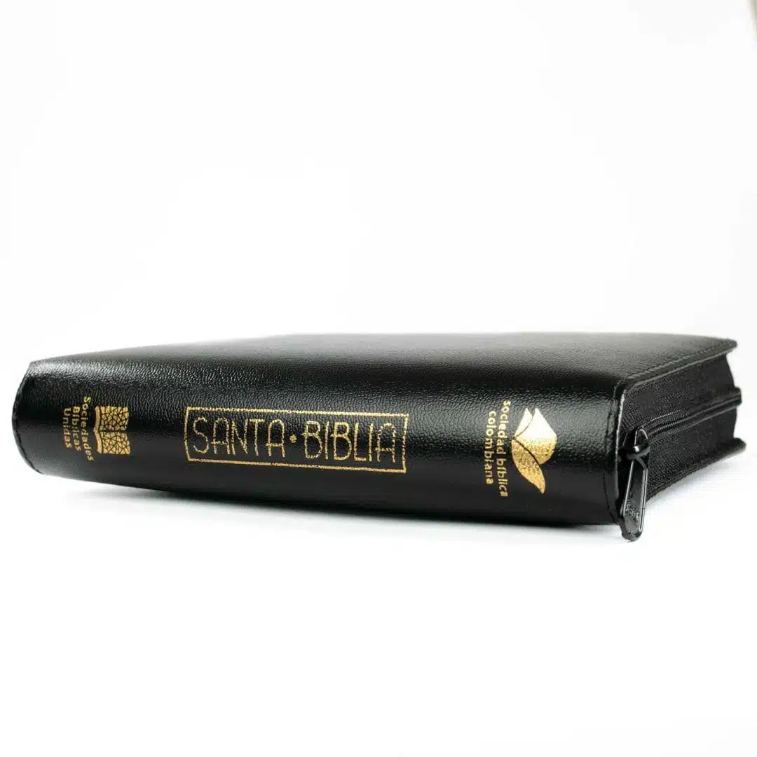 Biblia Reina Valera 1960, Tamaño Bolsillo, Símil Piel, índice, Cierre, Negro 9789587456561 Biblia Reina Valera 1960, Tamaño Bolsillo, Símil Piel, índice, Cierre, Negro - Imagen 4