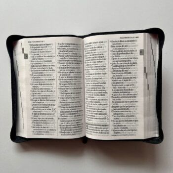 Alternative view of Biblia Económica Reina Valera 1960, Letra Grande, Símil Piel, Cierre, Negro