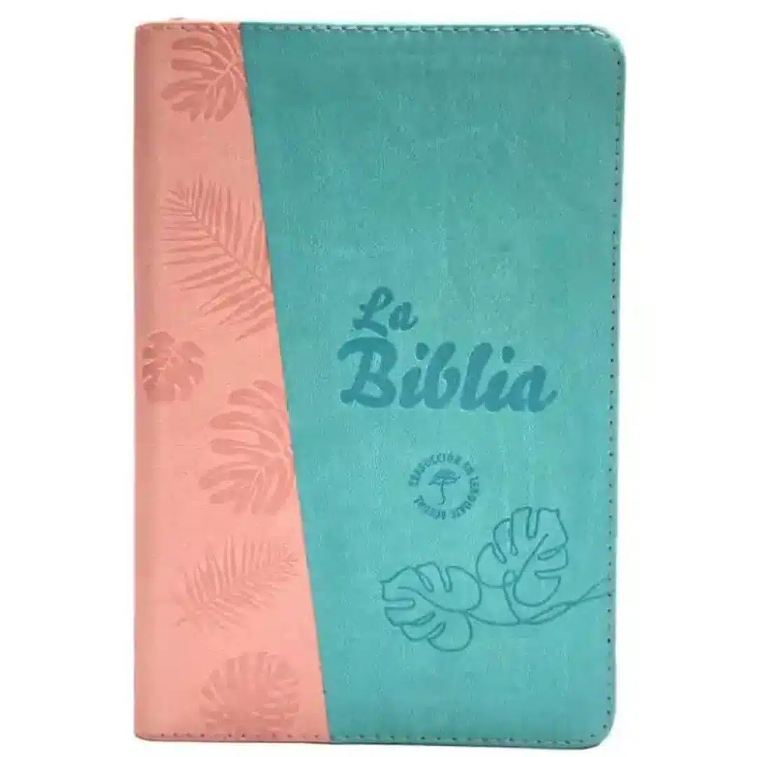 Biblia TLA, Tipo Agenda, Letra Grande, Símil Piel, Cierre, Bicolor Verde Rosa 9789587459616 Biblia TLA, Tipo Agenda, Letra Grande, Símil Piel, Cierre, Bicolor Verde Rosa