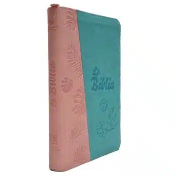 Biblia TLA, Tipo Agenda, Letra Grande, Símil Piel, Cierre, Bicolor Verde Rosa 9789587459616 Biblia TLA, Tipo Agenda, Letra Grande, Símil Piel, Cierre, Bicolor Verde Rosa - 9789587459616