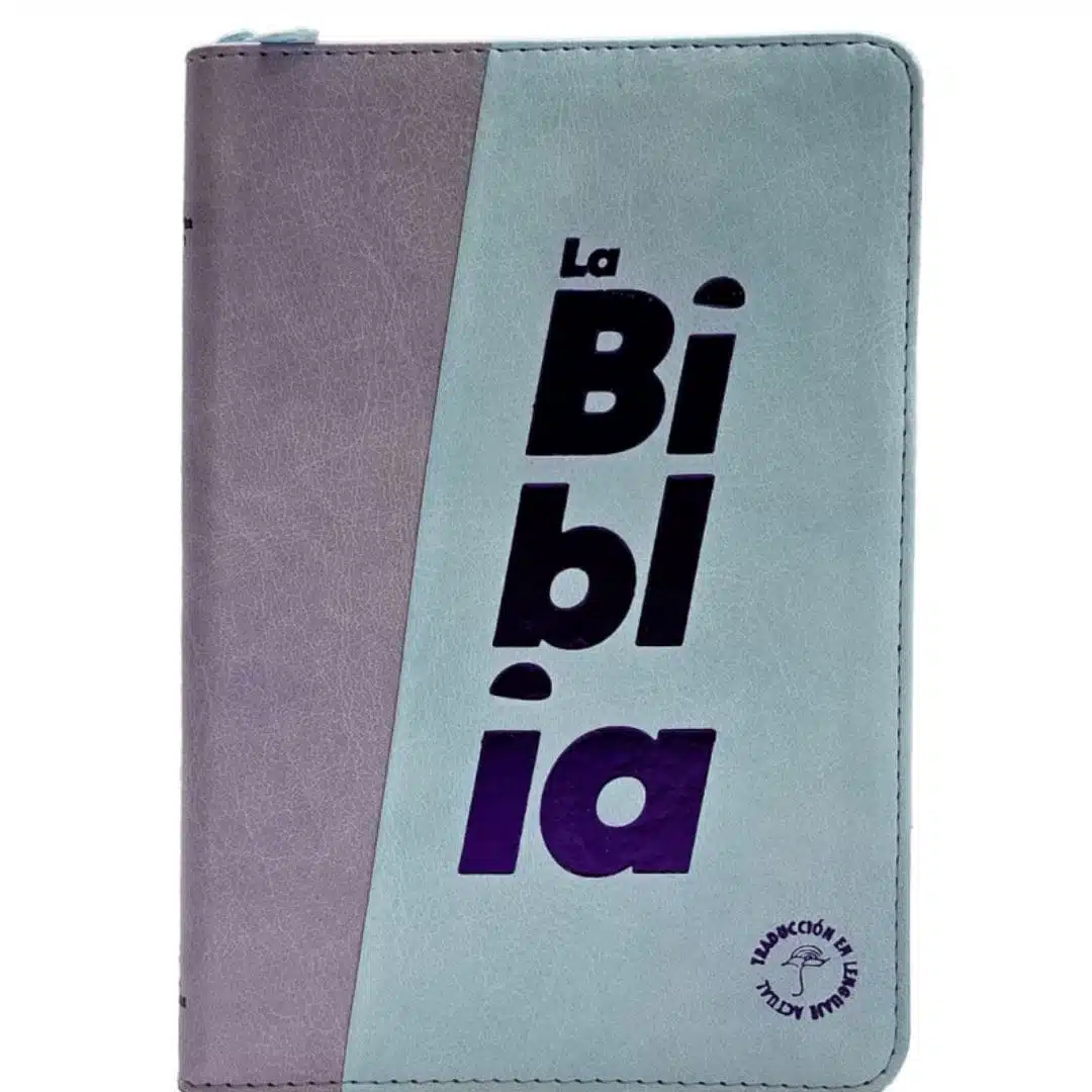 Biblia TLA, Tipo Agenda, Letra Grande, Símil Piel, Cierre, Bicolor Azul Morado 9789587459623 Biblia TLA, Tipo Agenda, Letra Grande, Símil Piel, Cierre, Bicolor Azul Morado