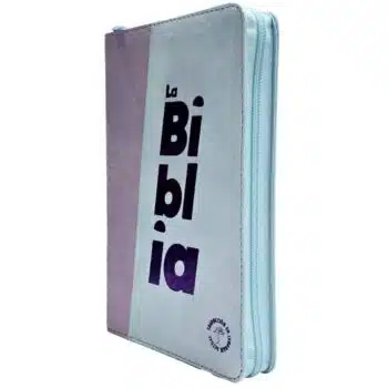 Biblia TLA, Tipo Agenda, Letra Grande, Símil Piel, Cierre, Bicolor Azul Morado 9789587459623 Biblia TLA, Tipo Agenda, Letra Grande, Símil Piel, Cierre, Bicolor Azul Morado - 9789587459623