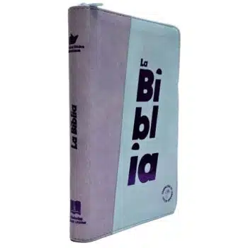 Biblia TLA, Tipo Agenda, Letra Grande, Símil Piel, Cierre, Bicolor Azul Morado 9789587459623 Biblia TLA, Tipo Agenda, Letra Grande, Símil Piel, Cierre, Bicolor Azul Morado - 9789587459623