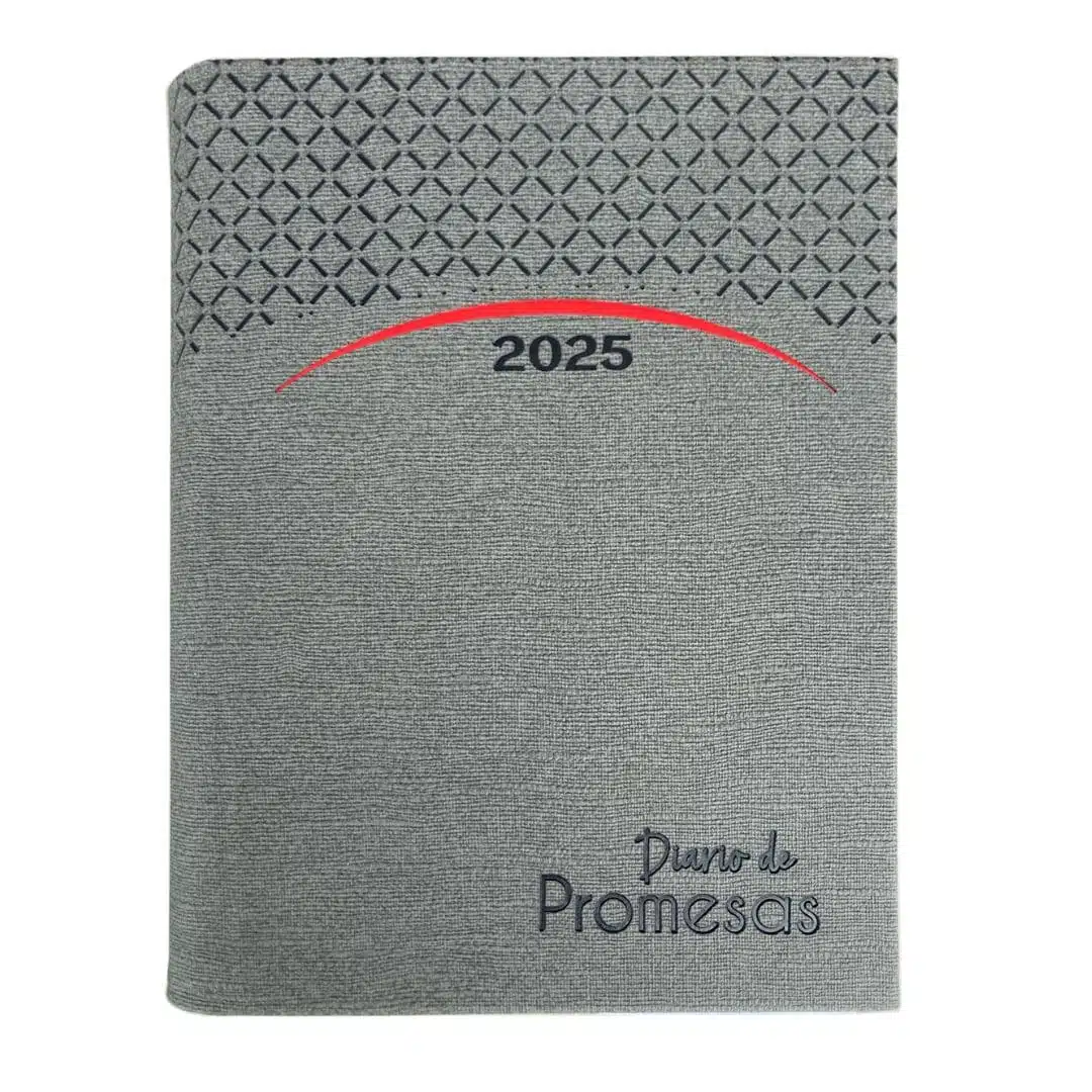 Agenda Diario de Promesas 2025, Gris 7708028025236 Agenda Diario de Promesas 2025, Gris