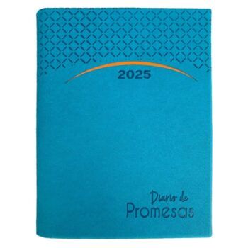 Agenda Diario de Promesas 2025, Azul Claro