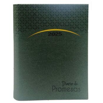 Agenda Diario de Promesas 2025, Verde Oscuro